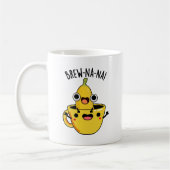 Brew-nana Funny Banana Pun Koffiemok (Links)