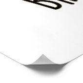 Brew-nette Funny Brunette Beer Pun Poster (Hoek)