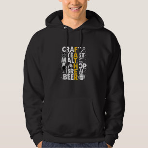 Brew pap Beer Craft Yeast Malt Hop Brew Beer Fathe Hoodie