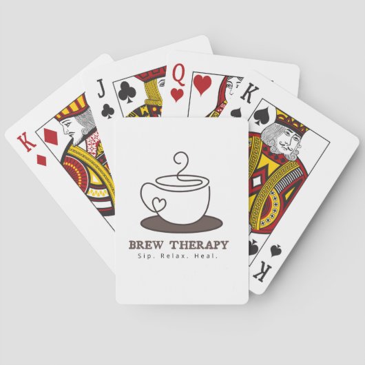 Brew Therapy Coffee Speelkaarten (Achterkant)