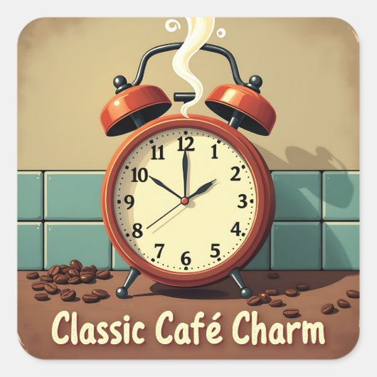 Brew-tiful Vibes: Koffie Sticker Collectie (Voorkant)