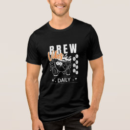 Brew Vibes Daily Retro Coffee Lover T-shirt