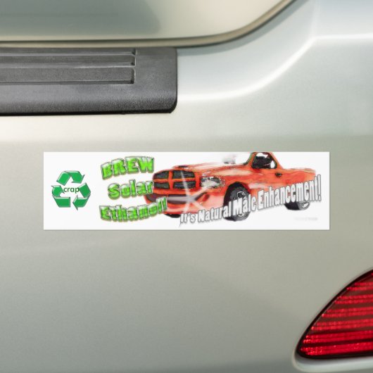 Brew Zonnethanolsticker Bumpersticker (Op auto)