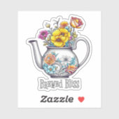 Brewed Bliss Theepot Sticker (Vel)