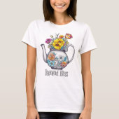 Brewed Bliss Theepot T-shirt (Voorkant)