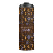 Brewed for [Name] — folk coffee (cocoa & slate) Thermosbeker (Voorkant)