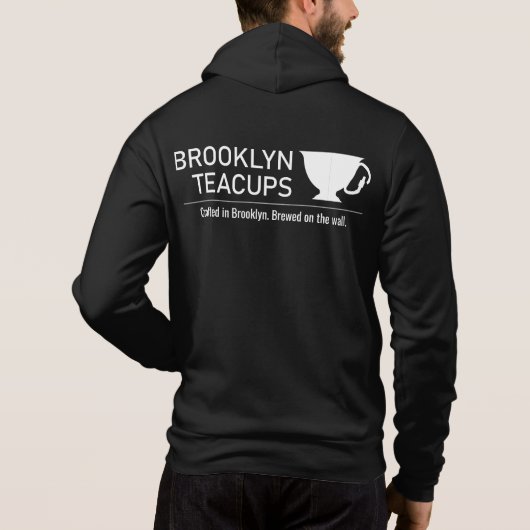 Brewed on the wall hoodie (Achterkant)