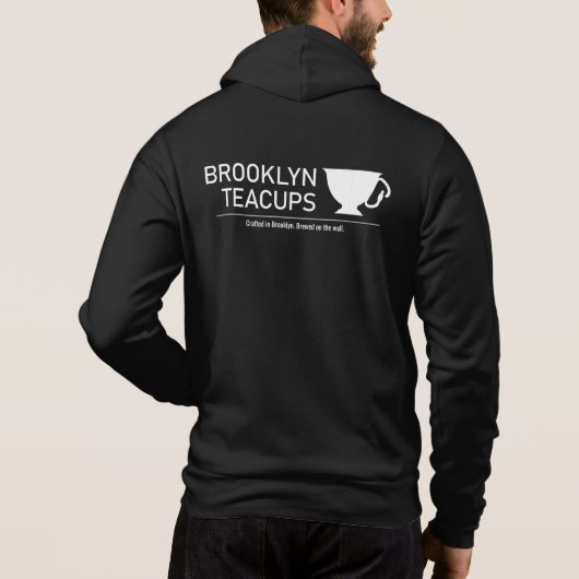 Brewed on the wall hoodie (Achterkant)