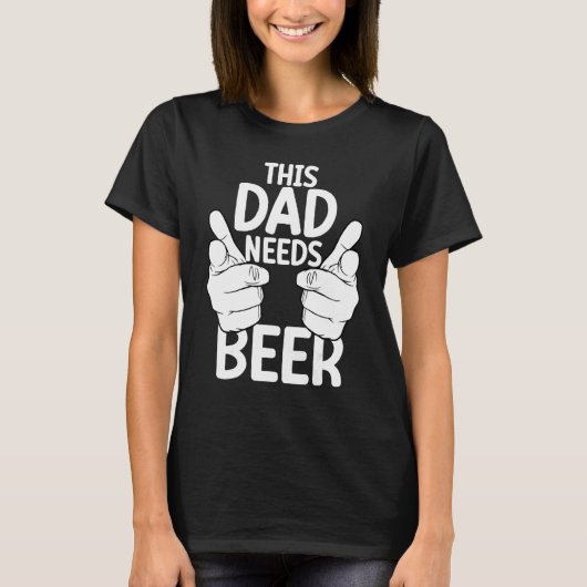 Brewer Beer Beer Drinker Alcohol Dad Fathers Day T-shirt (Voorkant)