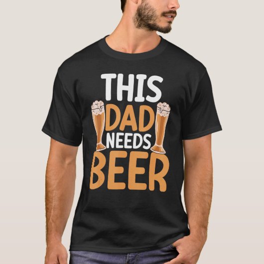 Brewer Beer Beer Drinker Alcohol Dad Fathers Day T-shirt (Voorkant)