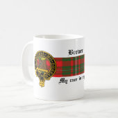 Brewer Scottish crest and Tartan mok (Voorkant links)