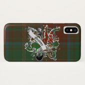 Brewer Tartan Lion Case-Mate iPhone Case (Achterkant (horizontaal))