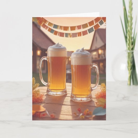 Brewery Birthday Wishes Kaart (Voorkant)