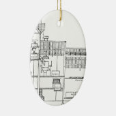 Brewery Blueprint Keramisch Ornament (Rechts)