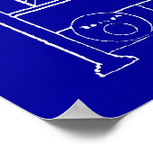 Brewery Blueprint Poster (Hoek)