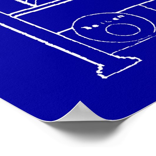 Brewery Blueprint Poster (Hoek)