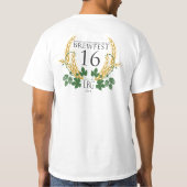 Brewfest 16 Middelste borst T-shirt (Achterkant)