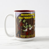 Brewfest is het beste feest: tweekleurige koffiemok (Links)
