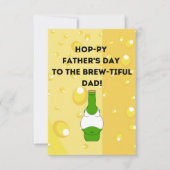 Brewful Vaderdag Kaart Funny Beer Dad (Voorkant)