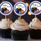 Brewing A Baby_ Spooky n Sweet Ronde Sticker