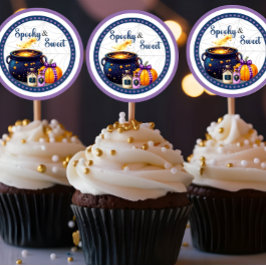 Brewing A Baby_ Spooky n Sweet Ronde Sticker