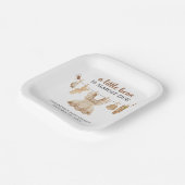 Brewing Coffee Baby Shower Papieren Bordje (Gebogen)