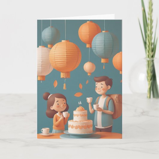 Brewing Up Birthday Wishes Kaart (Voorkant)