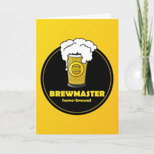 Brewmaster Beer Fathers Day Kaart