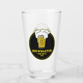 Brewmaster Beer home-brew Dad Glas (Achterkant)