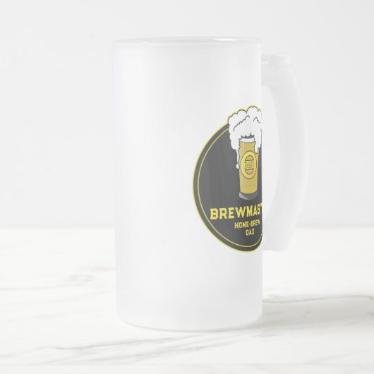 Brewmaster Beer home-brew Dad Matglas Bierpul (Voorkant rechts)