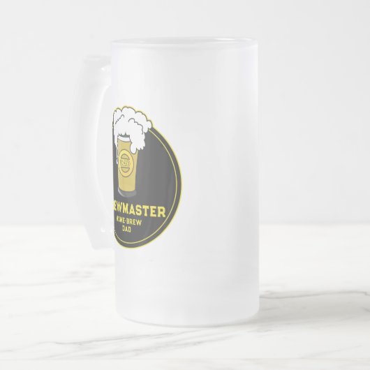 Brewmaster Beer home-brew Dad Matglas Bierpul (Voorkant links)