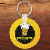 Brewmaster Beer home-brew Dad Sleutelhanger (Achterkant)