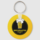 Brewmaster Beer home-brew Dad Sleutelhanger (Achterkant)