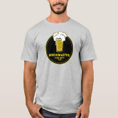 Brewmaster Beer home-brew Dad T-shirt (Voorkant)