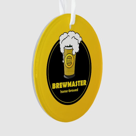 Brewmaster Beer homevrouwvader Ornament (voorkant)