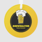 Brewmaster Beer homevrouwvader Ornament (achterkant)