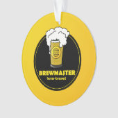 Brewmaster Beer homevrouwvader Ornament (voorkant)