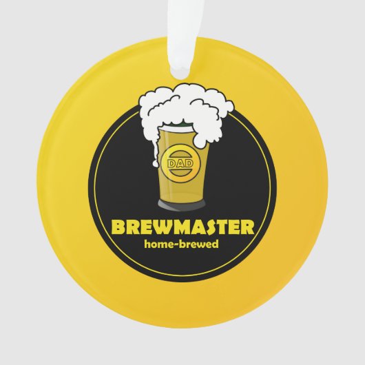 Brewmaster Beer homevrouwvader Ornament (voorkant)