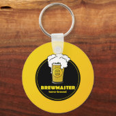 Brewmaster Beer homevrouwvader Sleutelhanger (Voorkant)