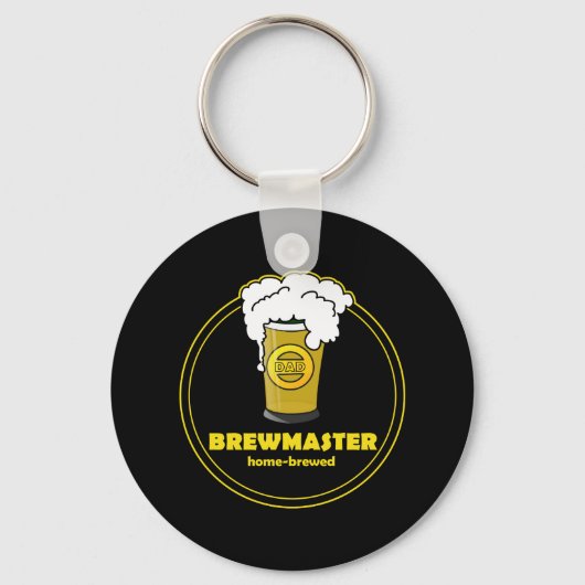Brewmaster Beer homevrouwvader Sleutelhanger (Voorkant)