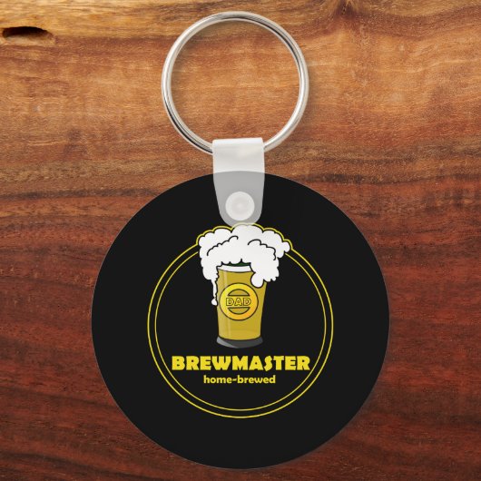 Brewmaster Beer homevrouwvader Sleutelhanger (Voorkant)