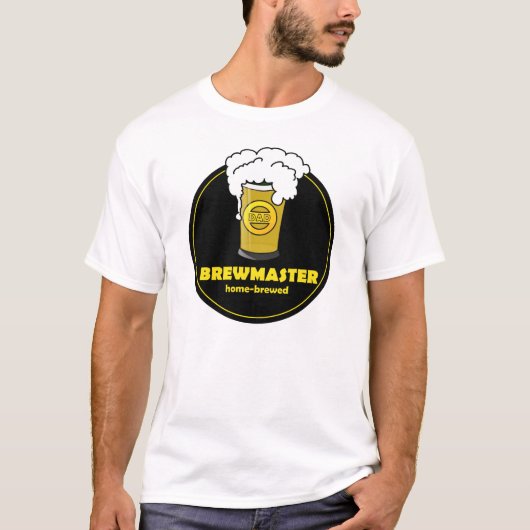 Brewmaster Beer homevrouwvader T-shirt (Voorkant)