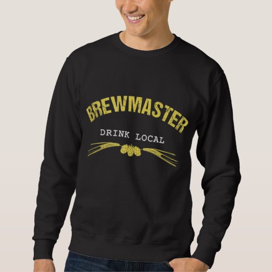 Brewmaster Drink Local Brewing Home Brew Master Cr Trui (Voorkant)