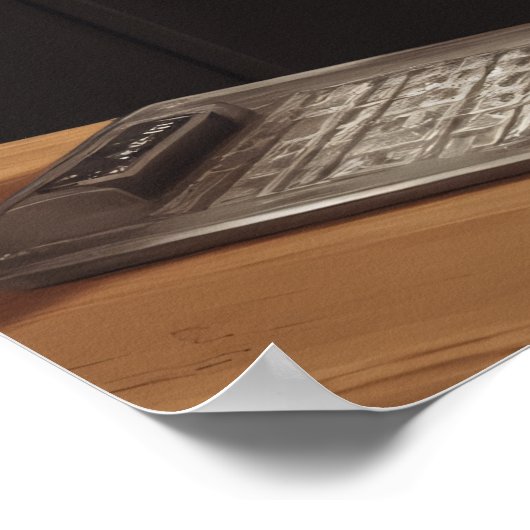 Brewmaster Lab in de rode flanel Poster (Hoek)