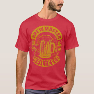 Brewmaster zonder verontschuldiging ongefilterd t-shirt