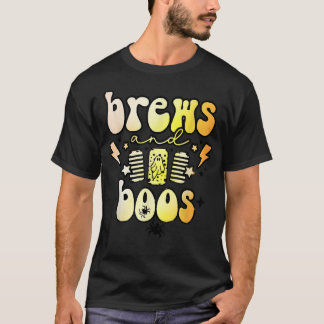 Brews en Boos, Funny Ghost Spooky, Halloween Ghos T-shirt