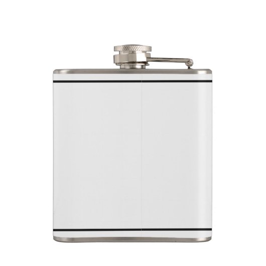 Brews en I Do's Brouwerij Thema Bruiloft Flask Heupfles (Achterkant)