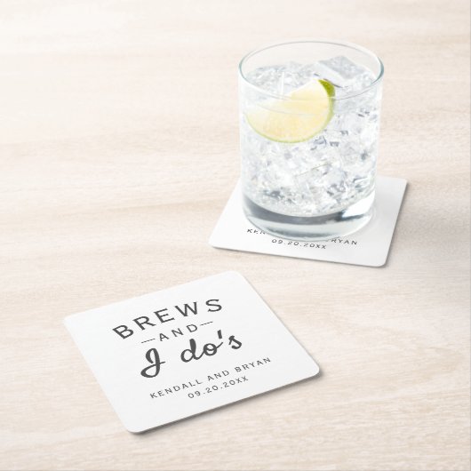 Brews en ik zijn Onderzetter voor weddenschap tuss (Insitu)