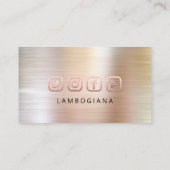 Brews Logo Microblade Social Media Roos Brush Visitekaartje (Achterkant)