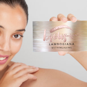 Brews Logo Microblade Social Media Roos Brush Visitekaartje